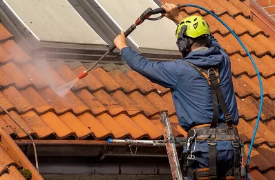 Démoussage et hydrofuge de toiture à Laimont